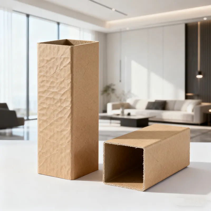 Экологически чистые бумажные квадратные трубки